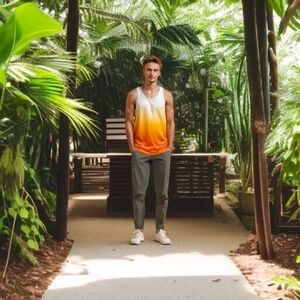 Vineyard Vines Marthas Vineyard Grey Cotton Straight Leg Regular Fit Pants 33/32